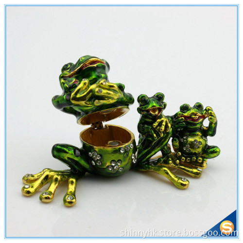 Hot Sale Lovely Frog Trinket Box Fashion Jewelry Box For Family's Gift SCJ808